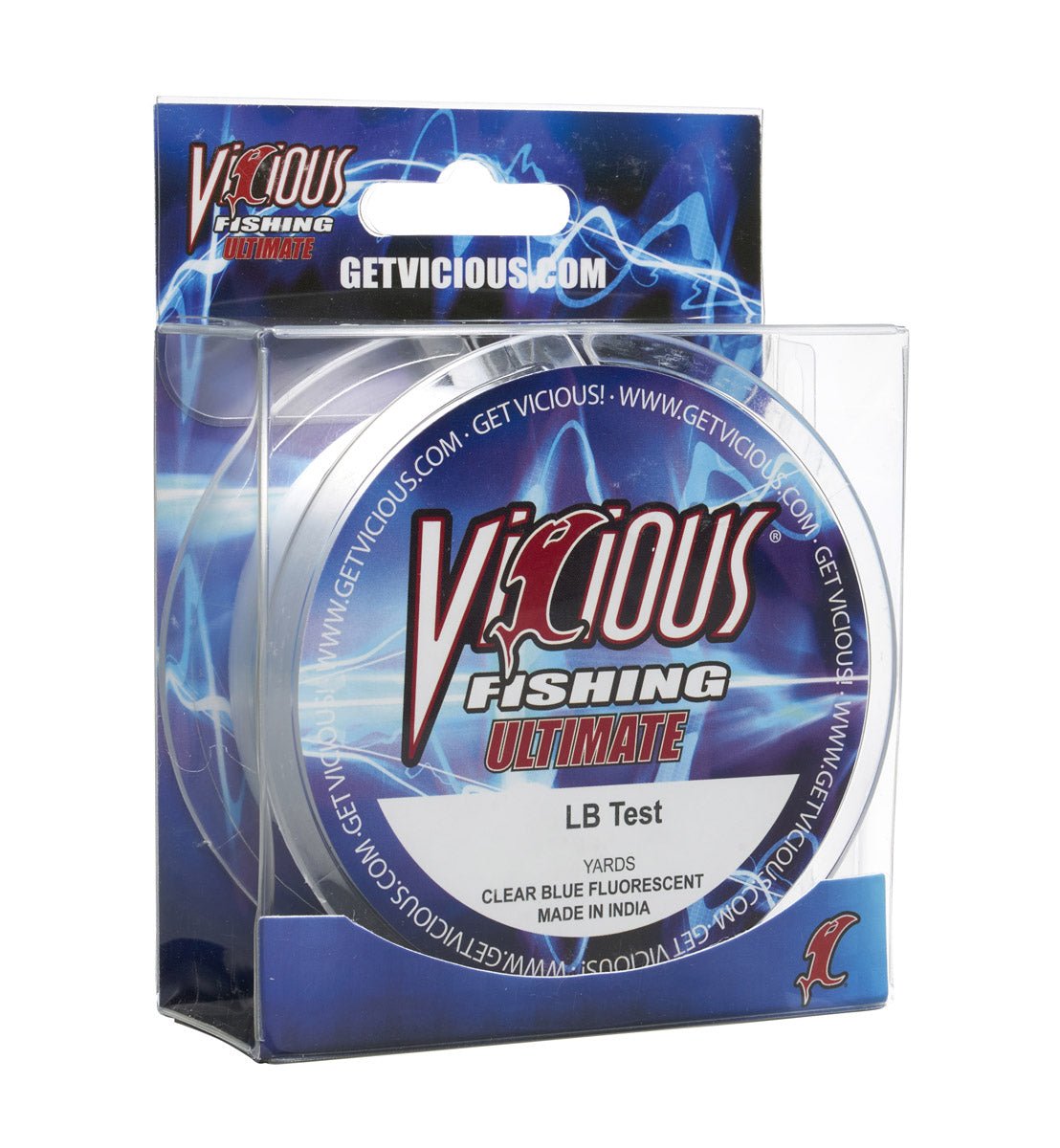 Vicious Ultimate Clear - Blue Fluorescent Mono - 14 Lb Test - Angler's Pro Tackle & Outdoors