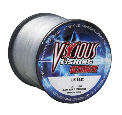 Vicious Ultimate Clear - Blue Fluorescent Mono - 8 Lb Test - Angler's Pro Tackle & Outdoors