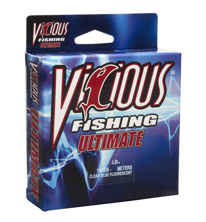Vicious Ultimate Clear - Blue Fluorescent Mono - 8 Lb Test - Angler's Pro Tackle & Outdoors