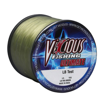 Vicious Ultimate Lo - Vis Green Mono - 6 Lb Test - Angler's Pro Tackle & Outdoors