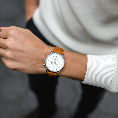 Vincero The Chrono S2 - Silver/Tan