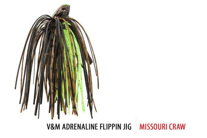 V&M Baits Adrenaline Flippin Jig 5/8oz - Angler's Pro Tackle & Outdoors