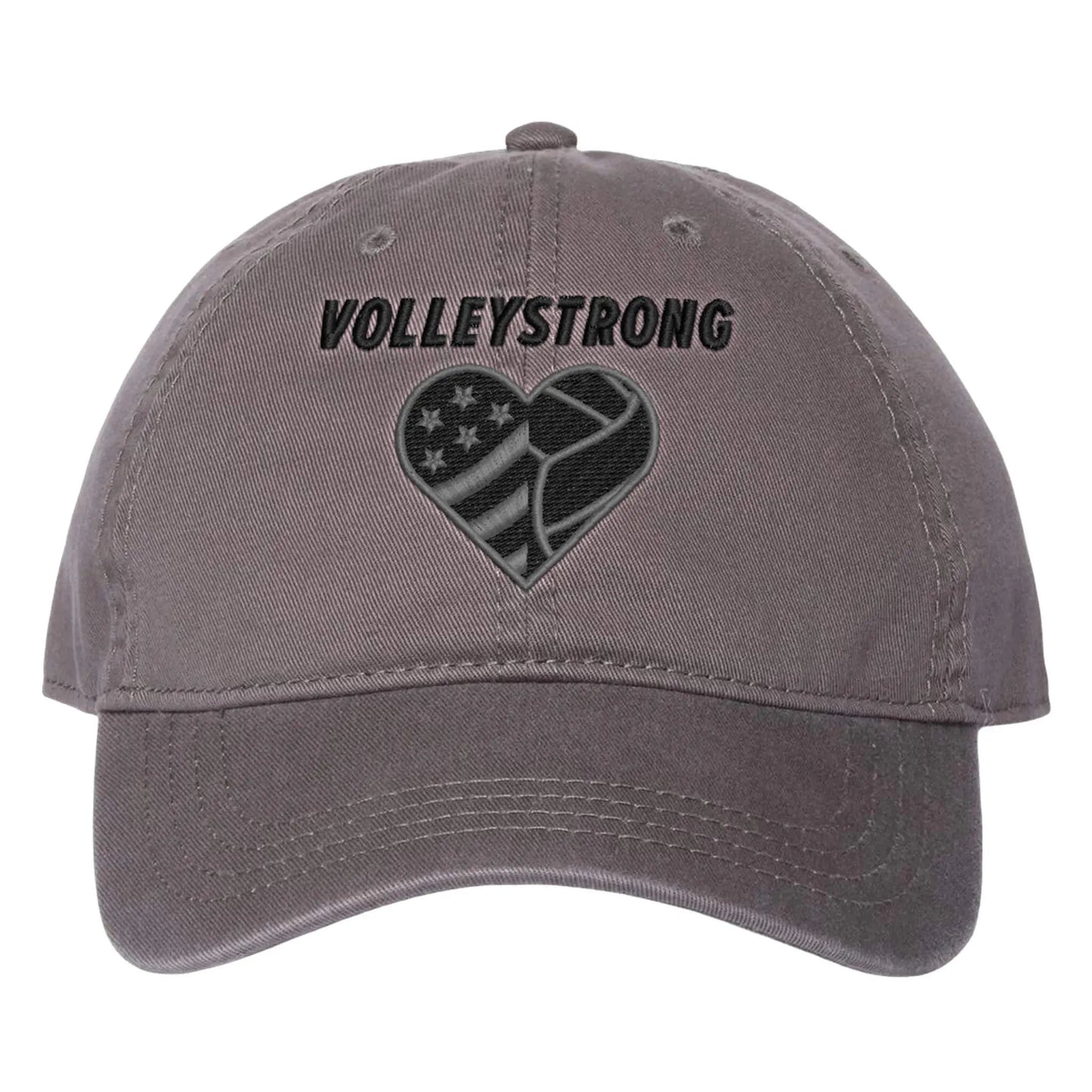 Volleystrong Classic Dad Hat Charcoal - Angler's Pro Tackle & Outdoors