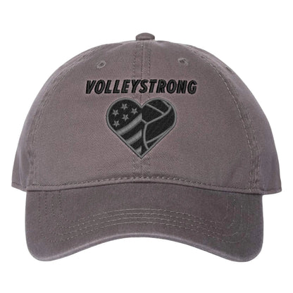 Volleystrong Classic Dad Hat Charcoal - Angler's Pro Tackle & Outdoors