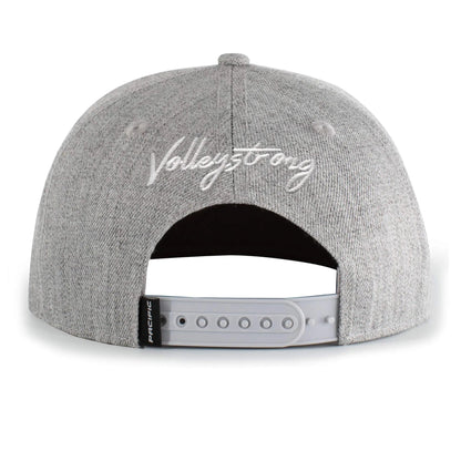 Volleystrong Classic Snapback Hat Light Heather/Black - Angler's Pro Tackle & Outdoors