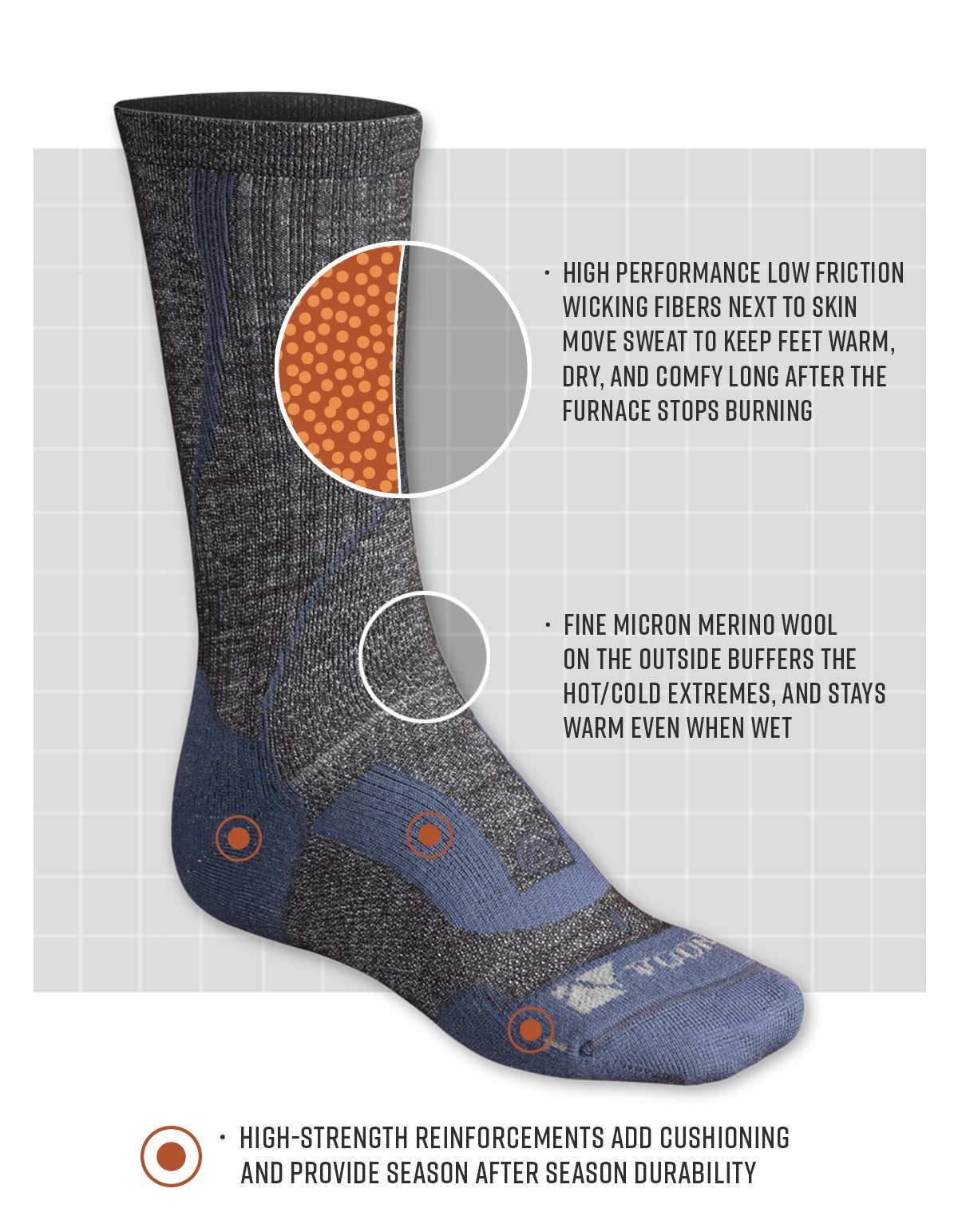 VOORMI Light Hike Sock - Angler's Pro Tackle & Outdoors