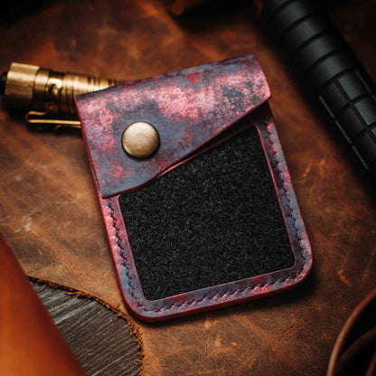 Pirate Goods Leather Velcro Wallet - Voyager v2 | Patch Display Card Holder | EDC