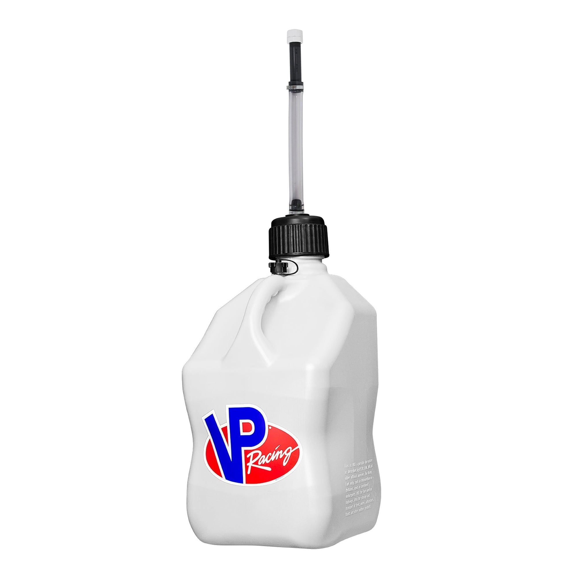 VP Racing 5.5 Gal Motorsport Racing Liquid Container Utility Jug w/Handle, White - Angler's Pro Tackle & Outdoors