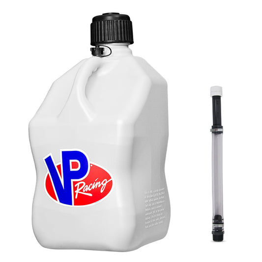 VP Racing 5.5 Gal Motorsport Racing Liquid Container Utility Jug w/Handle, White - Angler's Pro Tackle & Outdoors