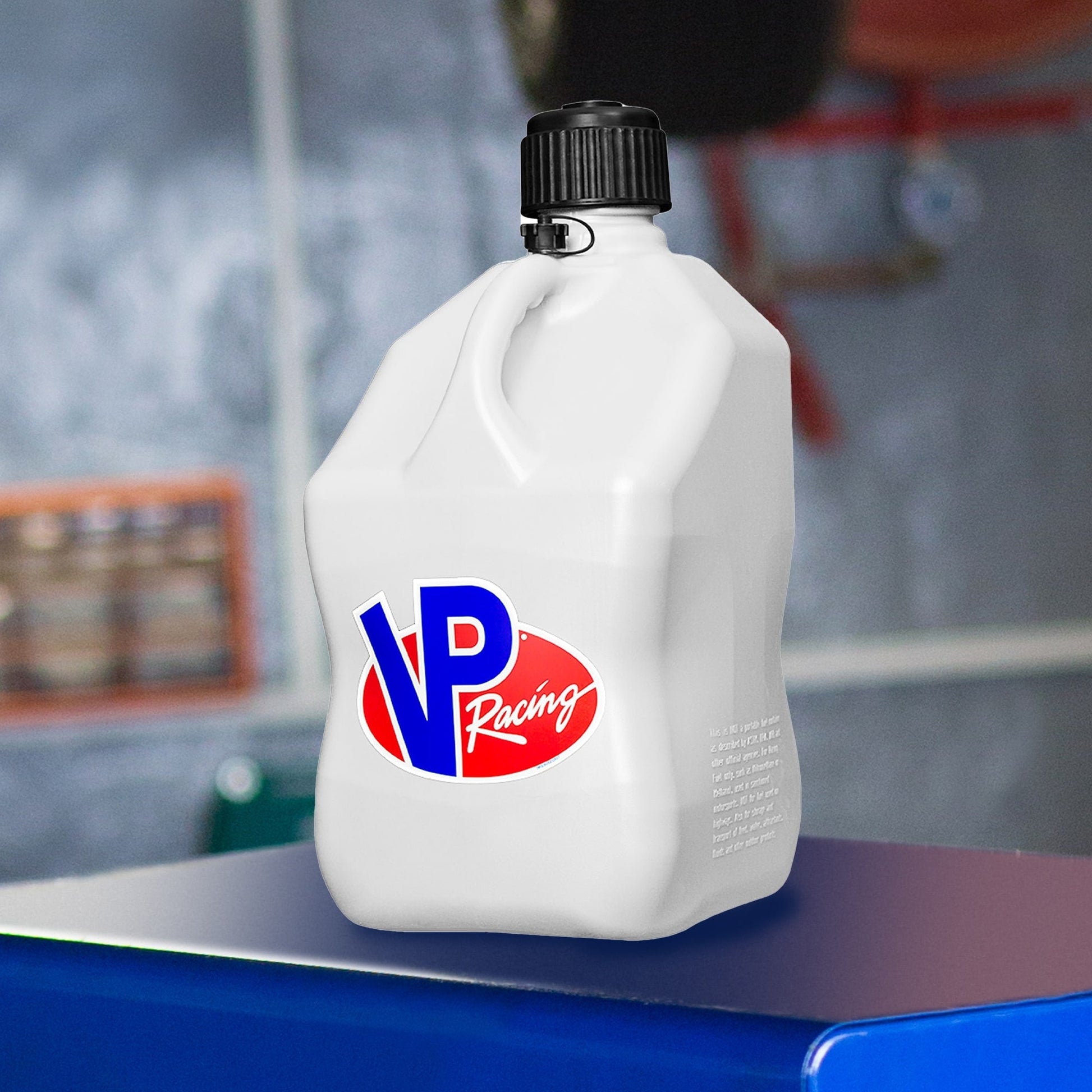 VP Racing 5.5 Gal Motorsport Racing Liquid Container Utility Jug w/Handle, White - Angler's Pro Tackle & Outdoors