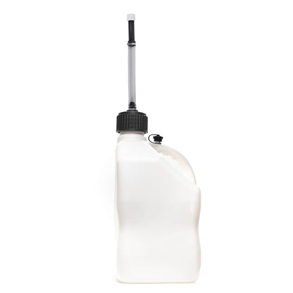 VP Racing 5.5 Gal Motorsport Racing Liquid Container Utility Jug w/Handle, White - Angler's Pro Tackle & Outdoors