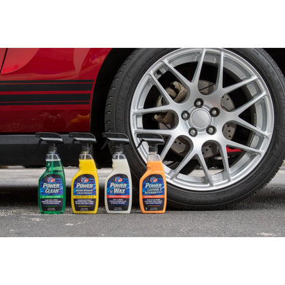 VP Racing Fuels VP Power 4 Pack Car Detailing Cleaning Kit with Microfiber Cloth - Angler's Pro Tackle & Outdoors