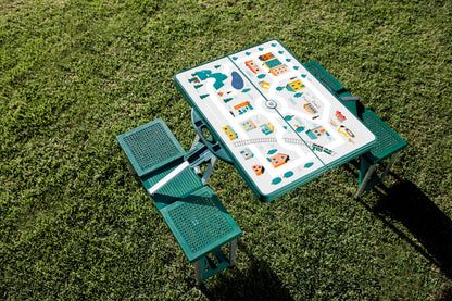 Picnic Time  Picnic Table Portable Folding Table with Seats