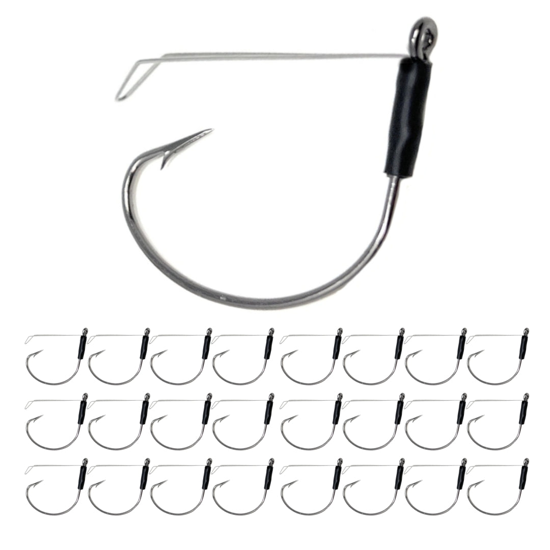 Reaction Tackle Wide Gap Wacky Hooks (25-PACK)