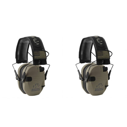 Walker's Patriot Razor Slim Shooting Ear Protection Muffs, NRR 23dB (2 Pack) - Angler's Pro Tackle & Outdoors