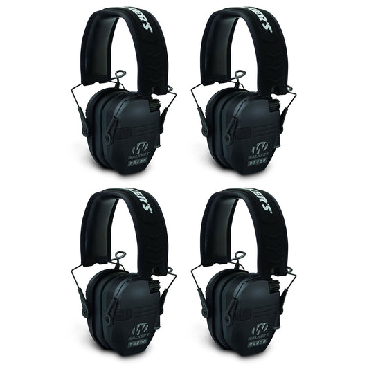 Walker's Razor Shooter Electronic Folding Hearing Protection Earmuffs (4 Pack) - Angler's Pro Tackle & Outdoors