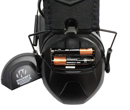 Walker's Razor Slim Shooter Black Electronic Folding Hearing Protection Earmuffs - Angler's Pro Tackle & Outdoors