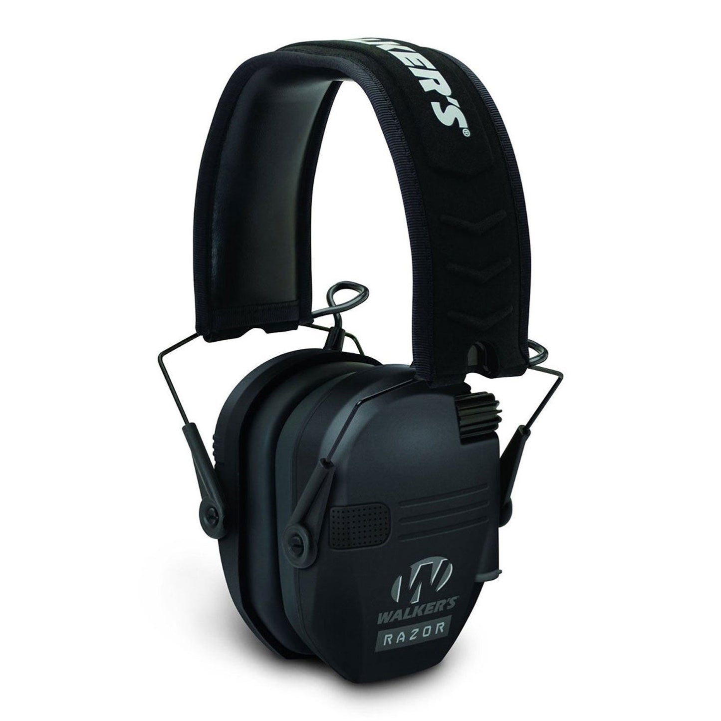 Walker's Razor Slim Shooter Black Electronic Folding Hearing Protection Earmuffs - Angler's Pro Tackle & Outdoors