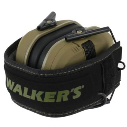 Walker's Razor Slim Shooter Electronic Hearing Earmuffs, Green Patriot (2 Pack) - Angler's Pro Tackle & Outdoors