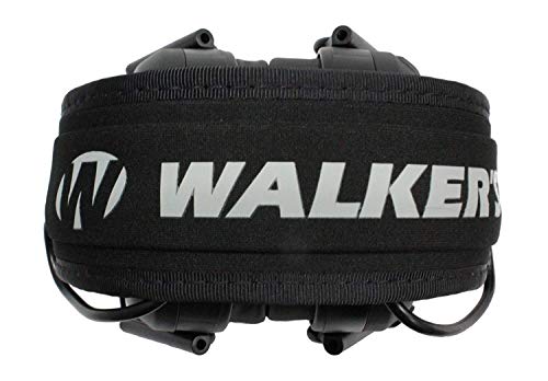 Walker's Razor Slim Shooter Electronic Hearing Protection Earmuff, Black Patriot - Angler's Pro Tackle & Outdoors