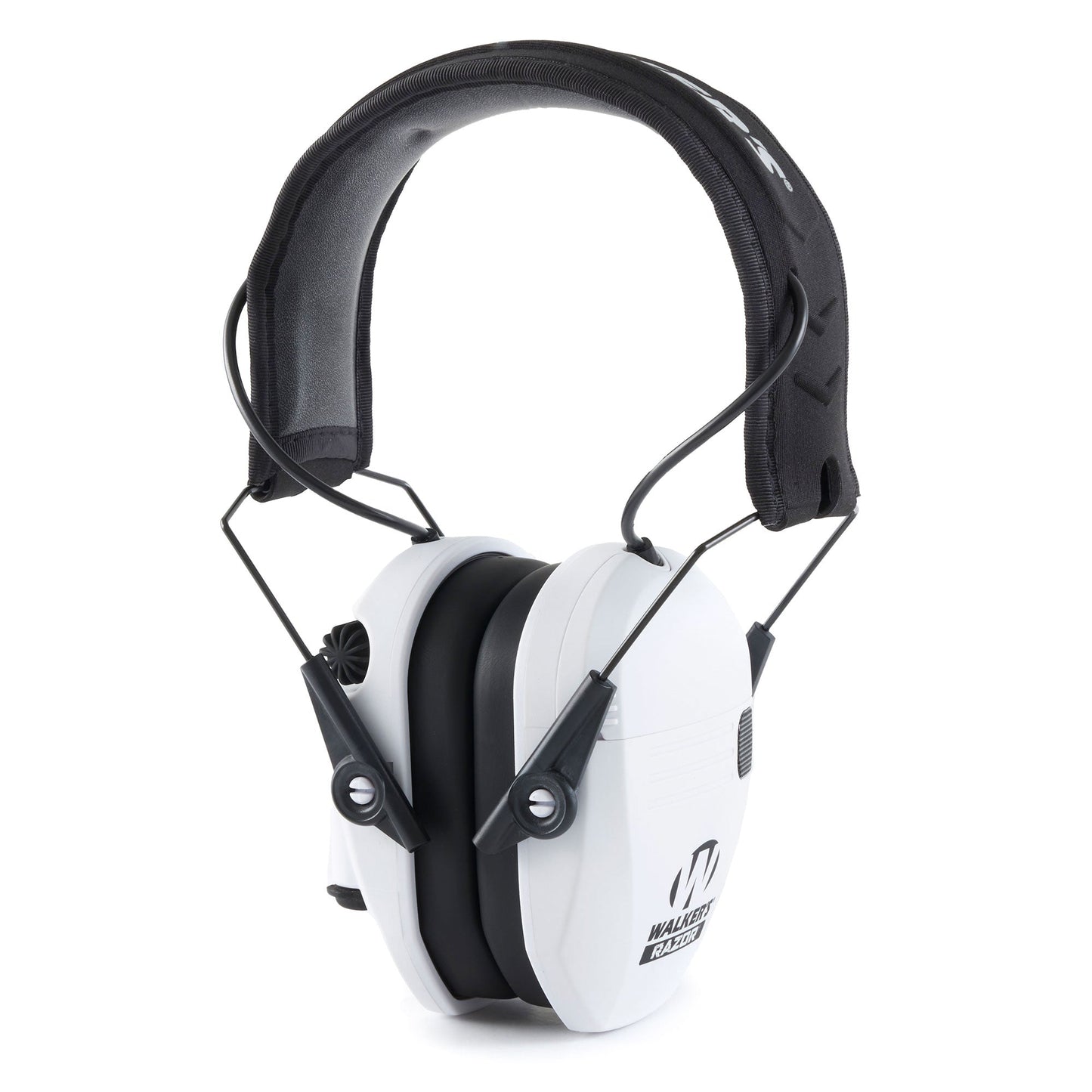 Walker's Razor Slim Shooter Folding Ear Protection Muffs with NRR of 23dB, White - Angler's Pro Tackle & Outdoors