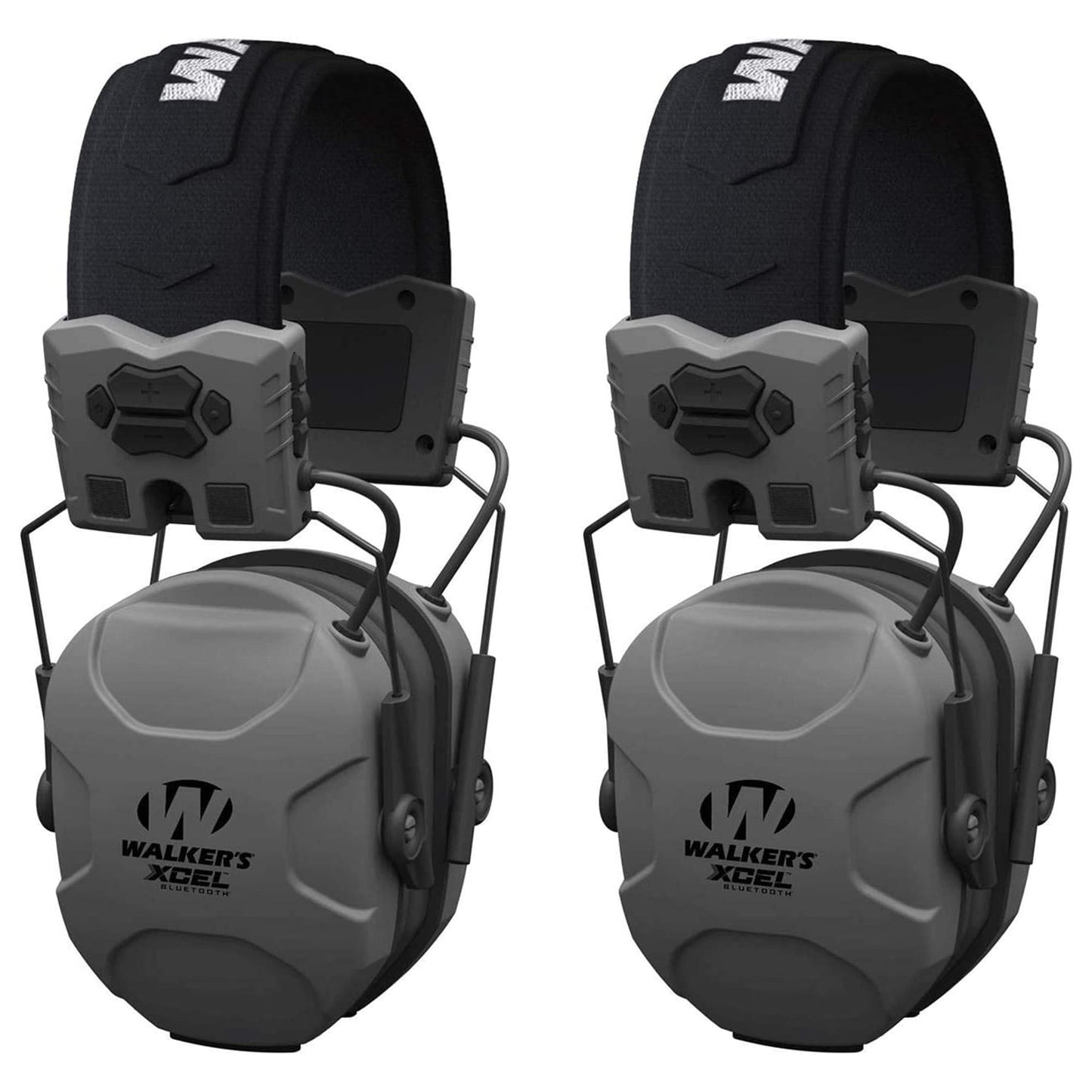 Walker's XCEL 500BT Electronic Shooting Hearing Protection Earmuffs, (2 Pack) - Angler's Pro Tackle & Outdoors