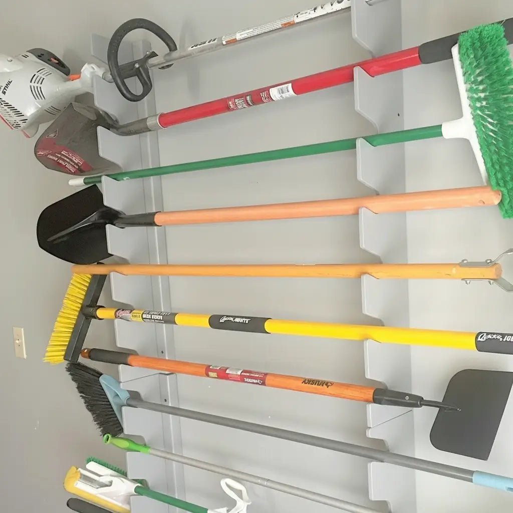 HangThis Up - BEST Garage Yard Tool Rack, Best Yard Tool Storage Rack, Garden Tool Storage, Garage Storage and Organizer