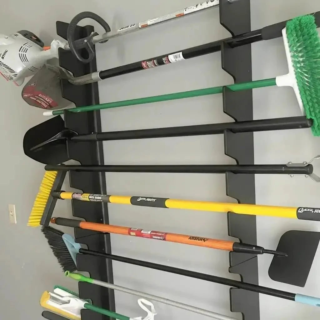 HangThis Up - BEST Garage Yard Tool Rack, Best Yard Tool Storage Rack, Garden Tool Storage, Garage Storage and Organizer