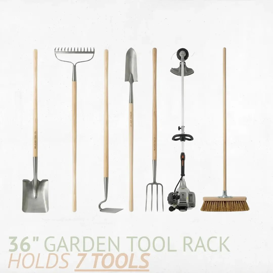 HangThis Up - BEST Garage Yard Tool Rack, Best Yard Tool Storage Rack, Garden Tool Storage, Garage Storage and Organizer