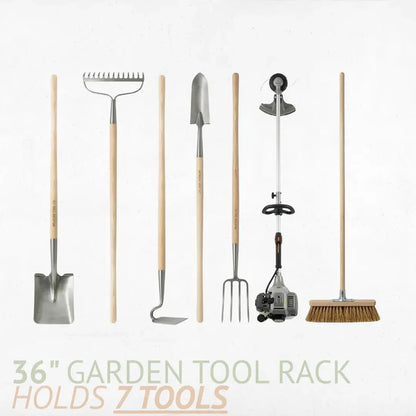 HangThis Up - BEST Garage Yard Tool Rack, Best Yard Tool Storage Rack, Garden Tool Storage, Garage Storage and Organizer