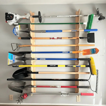HangThis Up - BEST Garage Yard Tool Rack, Best Yard Tool Storage Rack, Garden Tool Storage, Garage Storage and Organizer