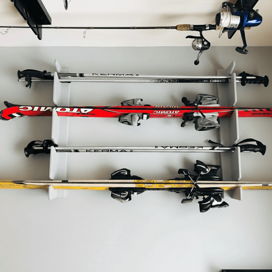 HangThis Up - Snow Ski Rack, Water Ski Storage, Snow Equipment / Basement / Indoor Spaces
