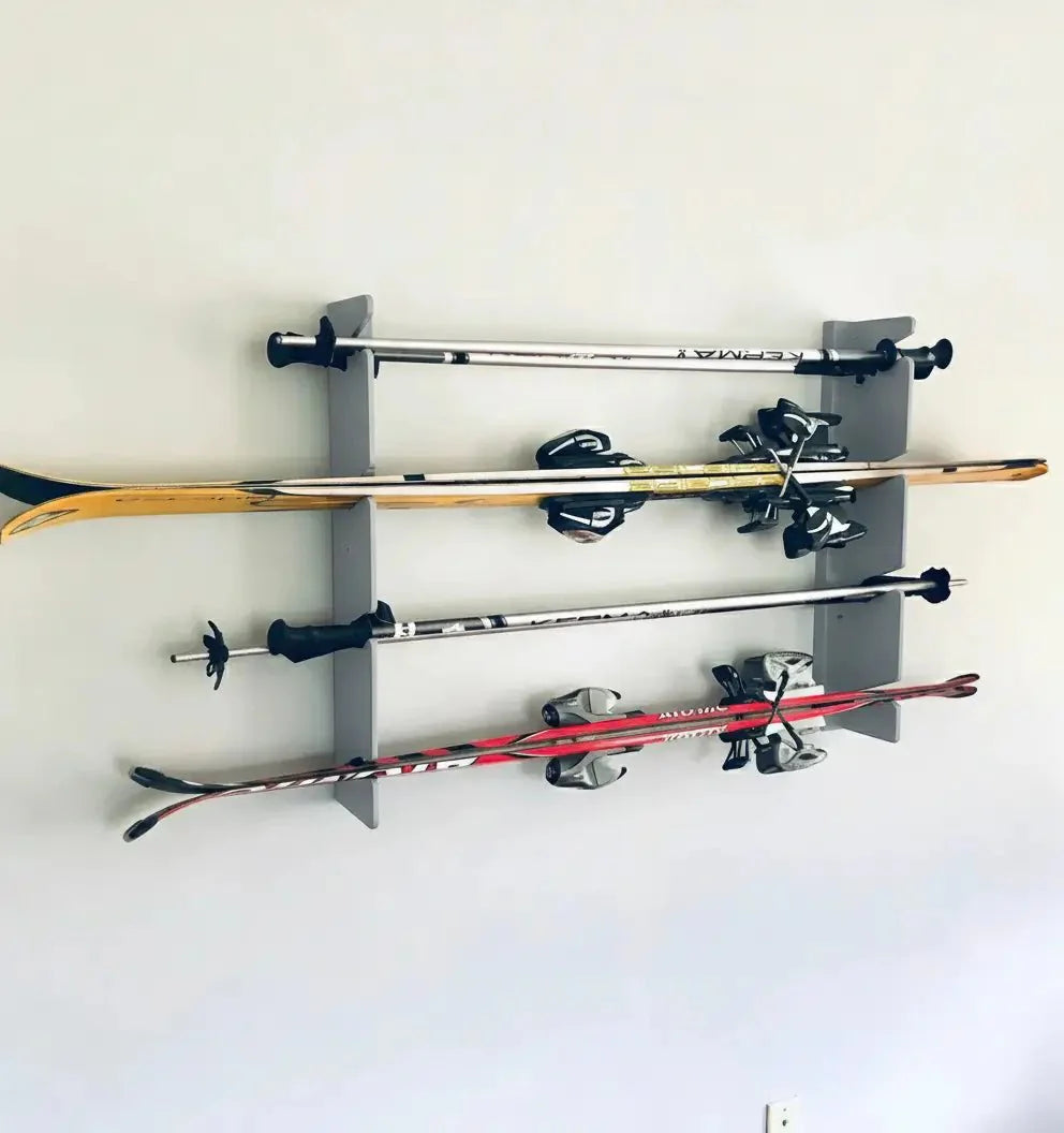 HangThis Up - Snow Ski Rack, Water Ski Storage, Snow Equipment / Basement / Indoor Spaces