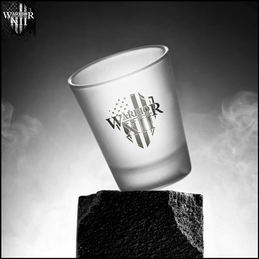 Warrior 12 - 1.75oz Frosted Shot Glass - Angler's Pro Tackle & Outdoors