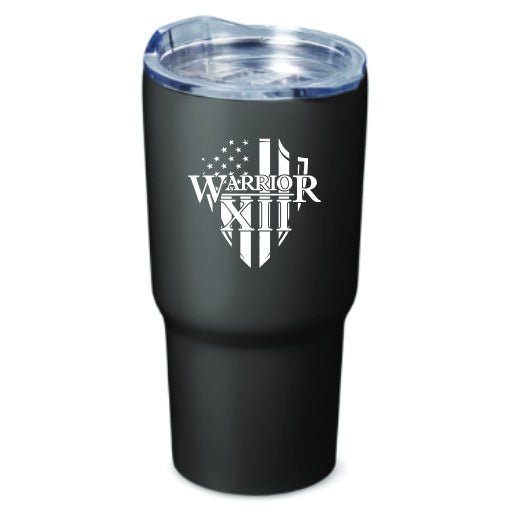 Warrior 12 - Double Wall Tumbler With Vacuum Sealer Lid 20oz - Angler's Pro Tackle & Outdoors