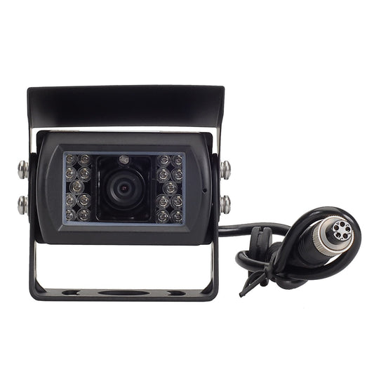 MobileVision C122H | Water-Resistant Rear Backup Camera Color CMOS with Night Vision LEDs - Heated