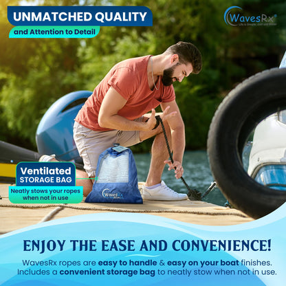 WavesRx 1/2” X 20’ DOCK LINES - Angler's Pro Tackle & Outdoors