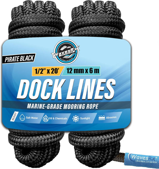 WavesRx 1/2” X 20’ DOCK LINES - Angler's Pro Tackle & Outdoors