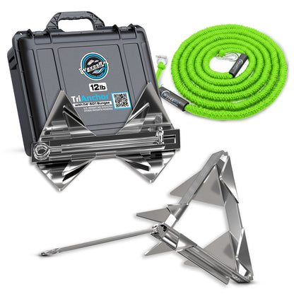 WavesRx 12LB FOLDING TRIANCHOR - Angler's Pro Tackle & Outdoors
