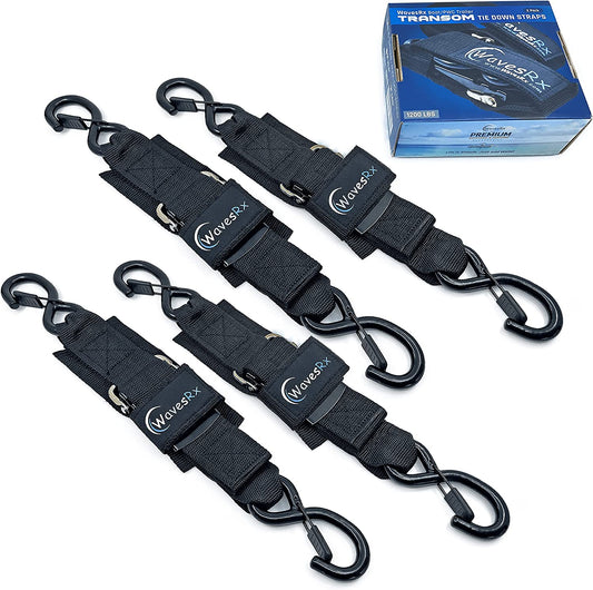 WavesRx 24IN PWC TRANSOM STRAPS - Angler's Pro Tackle & Outdoors