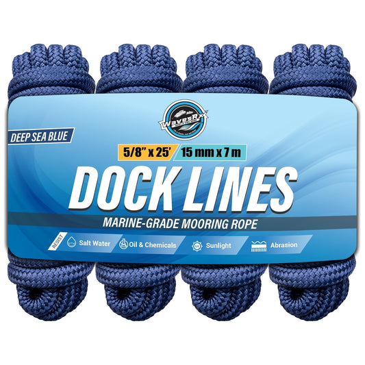 WavesRx 5/8” X 25’ DOCK LINES - Angler's Pro Tackle & Outdoors