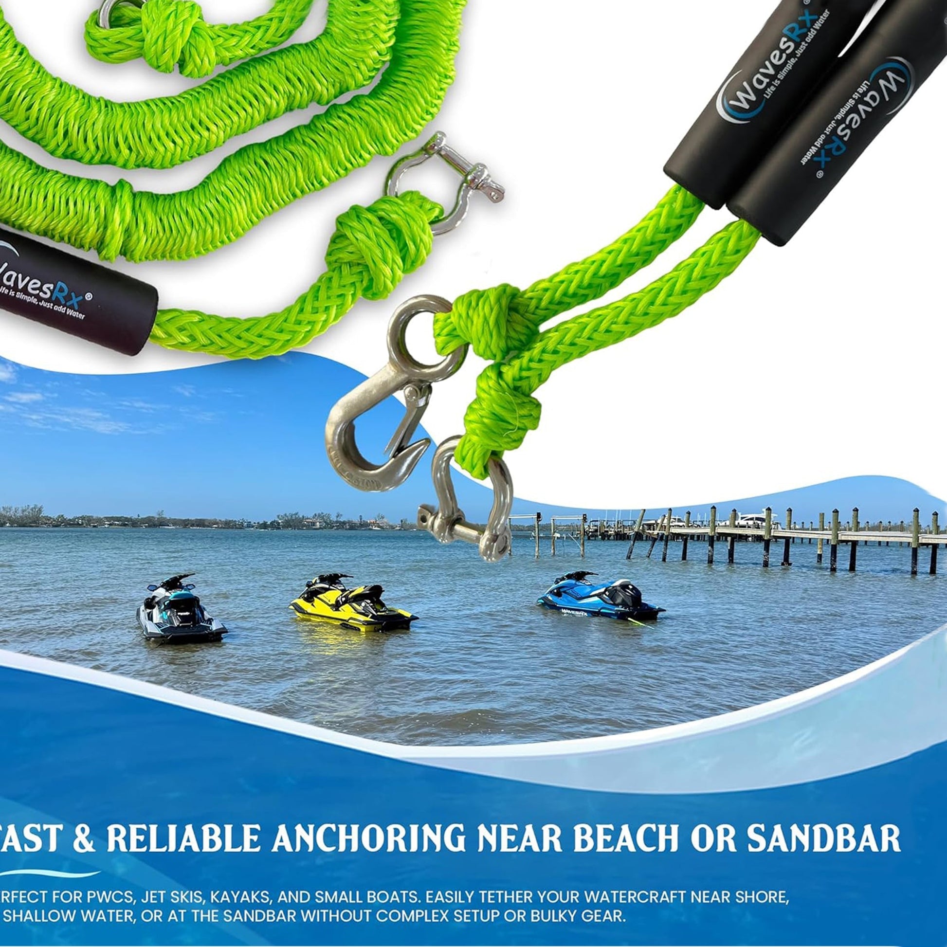 WavesRx 7' - 25' ROUND BUNGEE - Angler's Pro Tackle & Outdoors