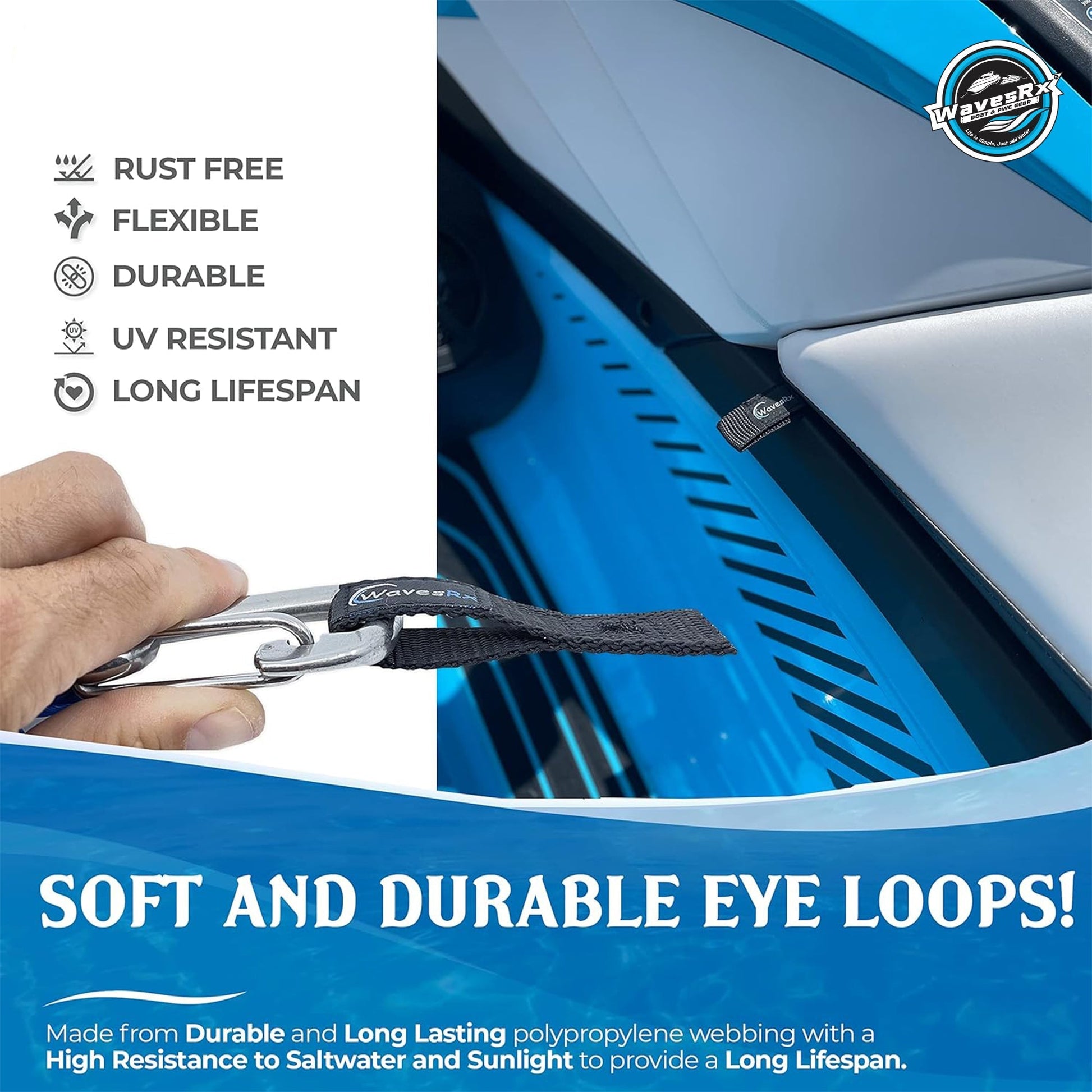 WavesRx SOFT LOOPS JET SKI CLEATS - Angler's Pro Tackle & Outdoors