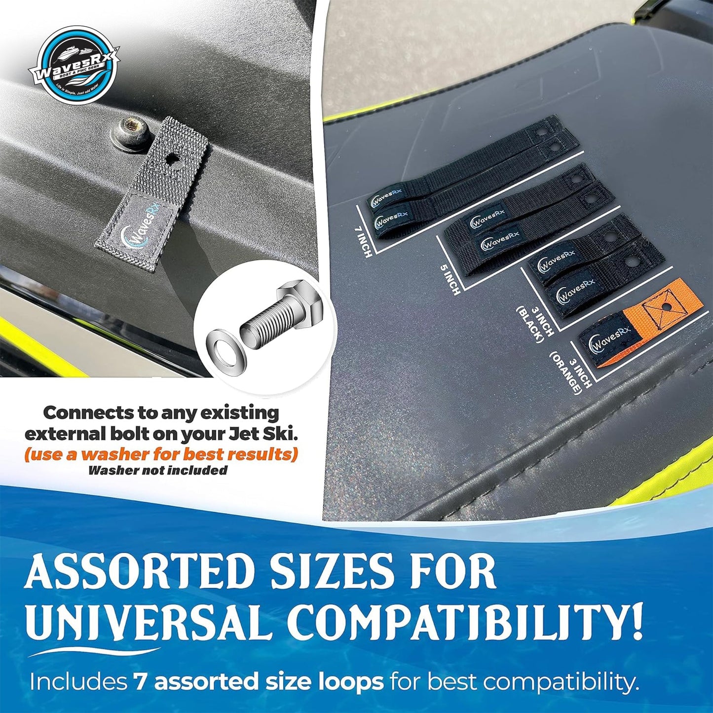 WavesRx SOFT LOOPS JET SKI CLEATS - Angler's Pro Tackle & Outdoors