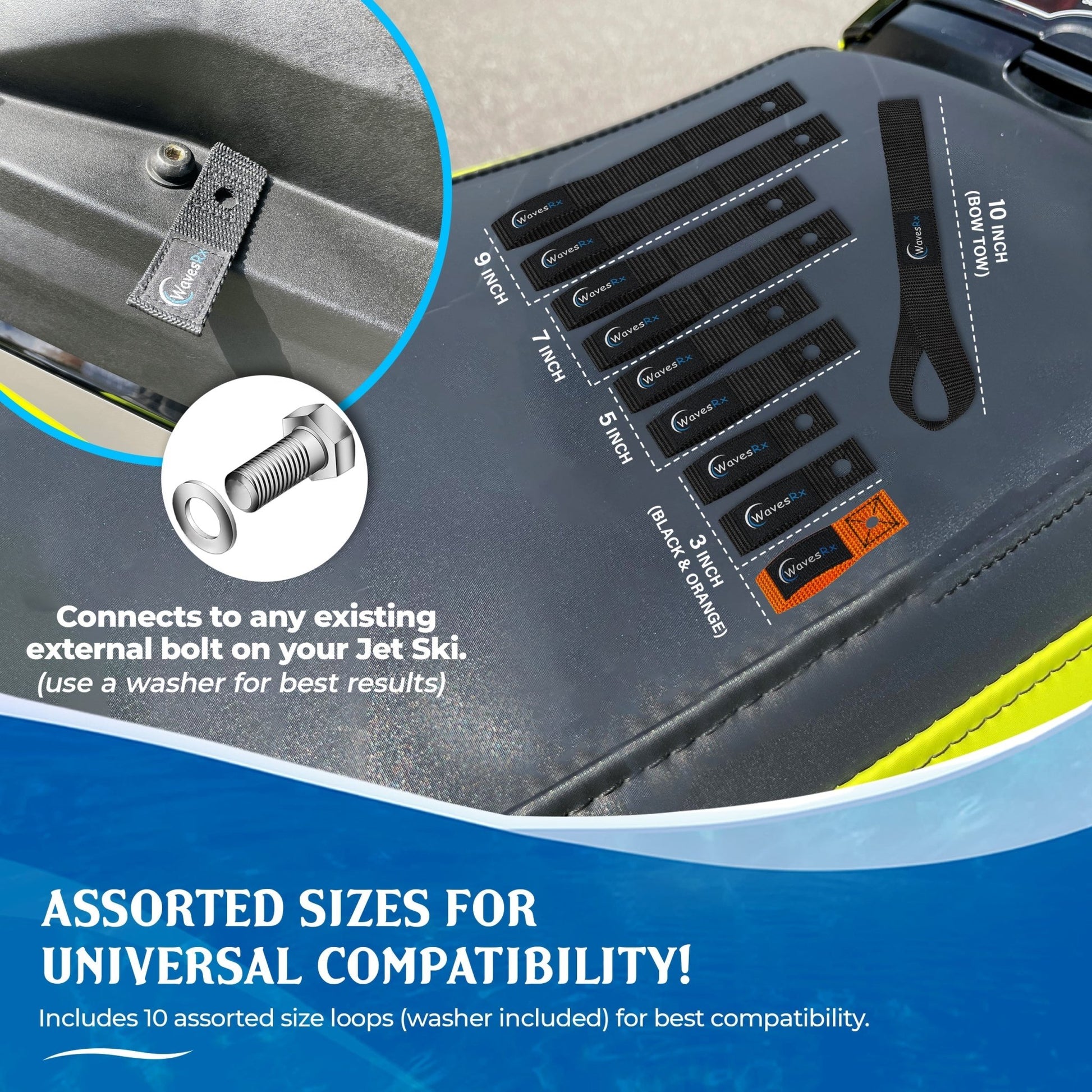 WavesRx SOFT LOOPS JET SKI CLEATS - Angler's Pro Tackle & Outdoors