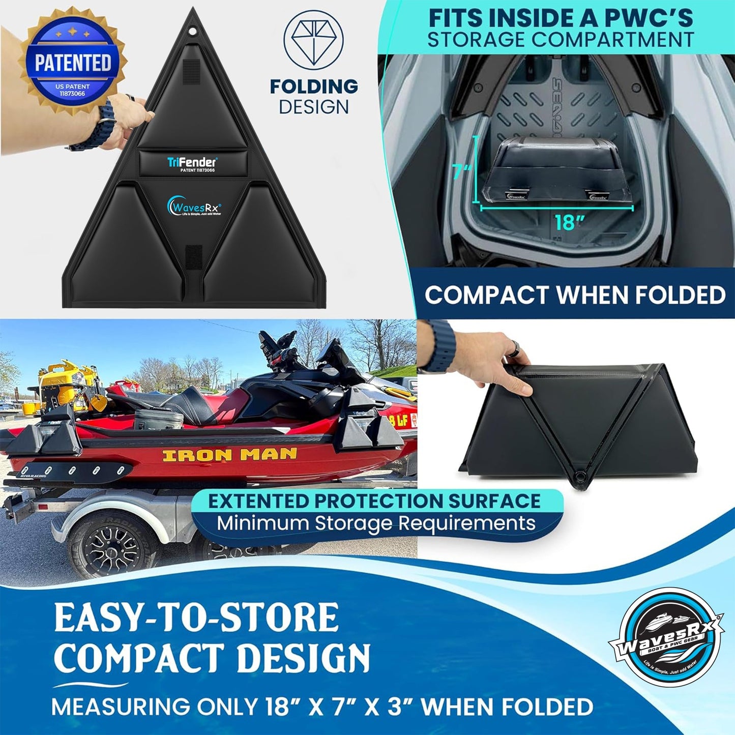 WavesRx TRIFENDER BUMPERS - Angler's Pro Tackle & Outdoors