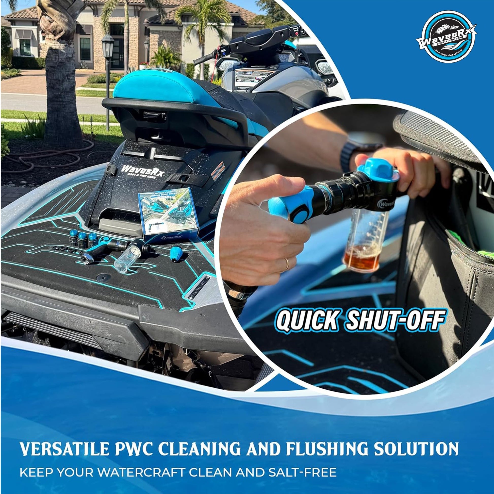 WavesRx WASH & FLUSH SOAP MIXERS - Angler's Pro Tackle & Outdoors