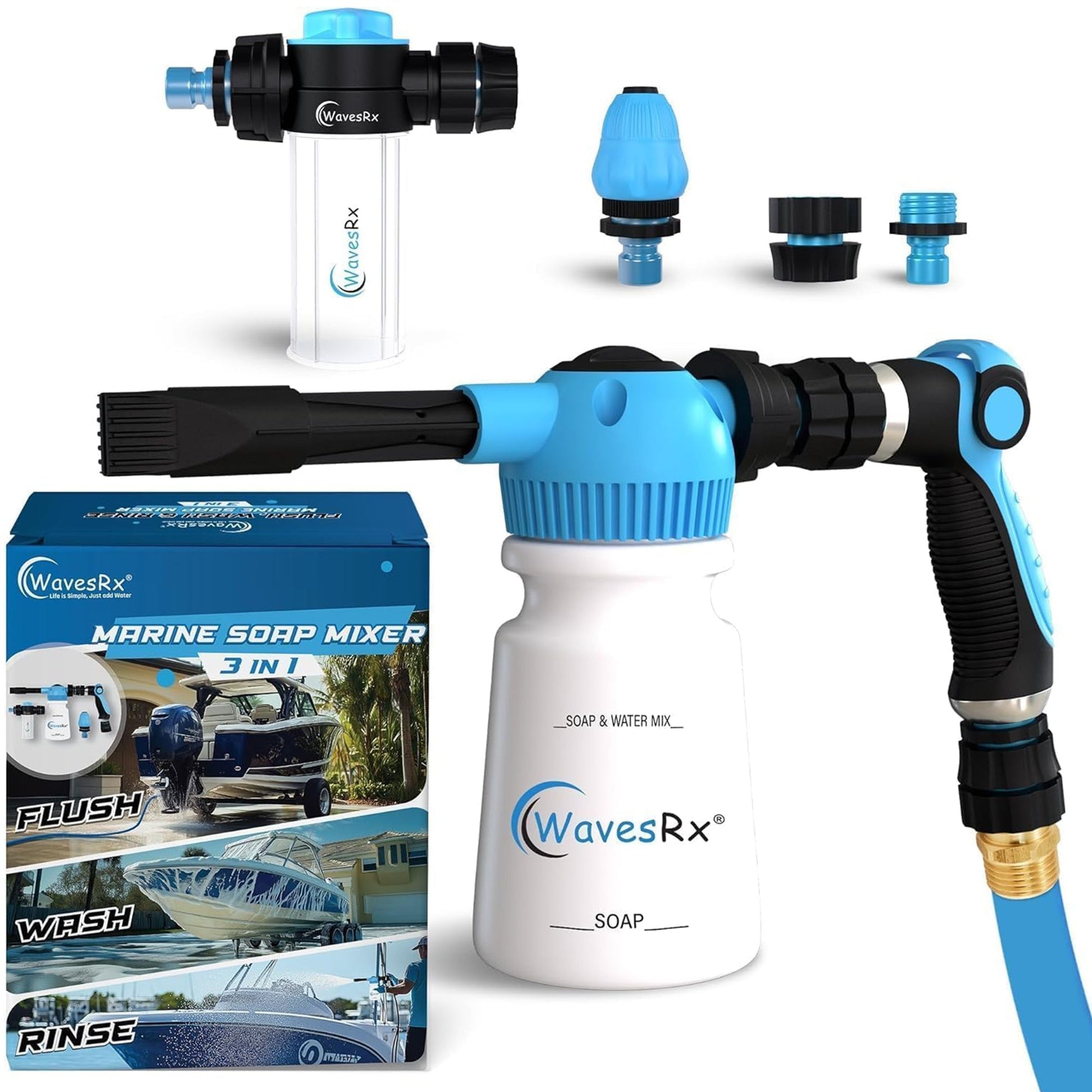 WavesRx WASH & FLUSH SOAP MIXERS - Angler's Pro Tackle & Outdoors