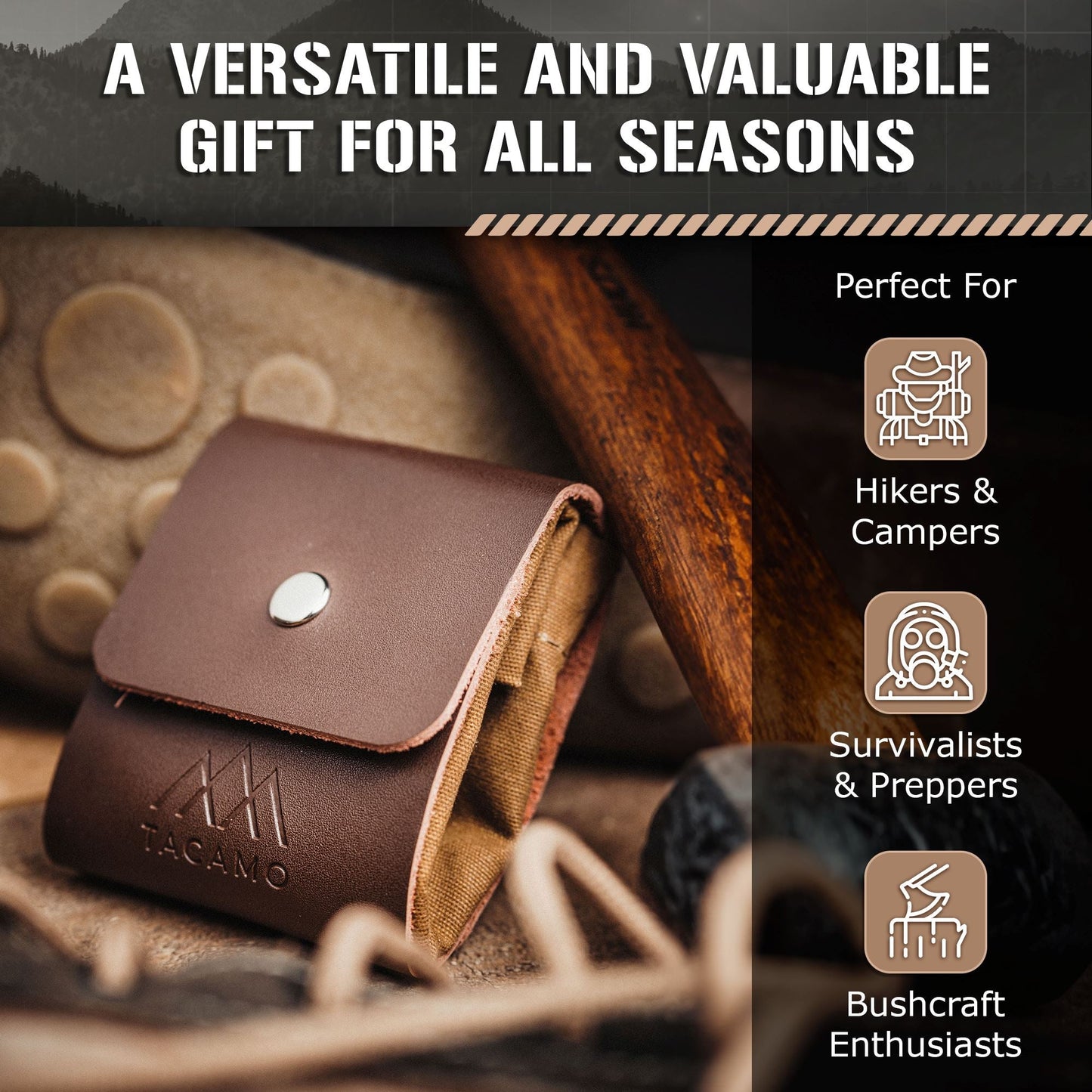 TITAN Survival Waxed Canvas Foraging Pouch