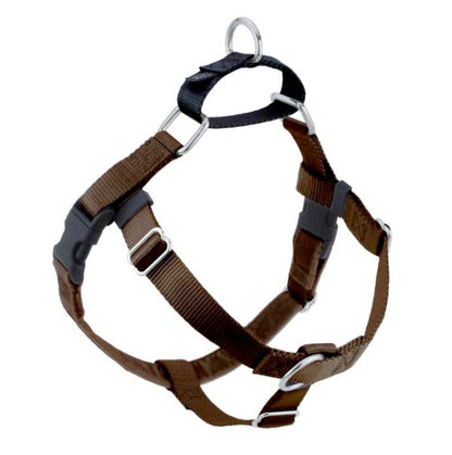 2 Hounds Design Brown Freedom No-Pull Dog Harness